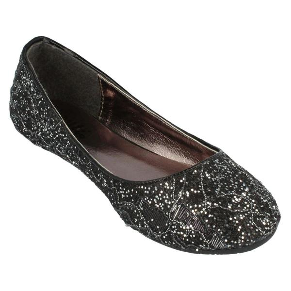 Cutie Girls Cutie Glitter Slip On Shoes