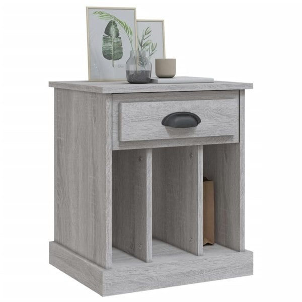 Berkfield Bedside Cabinets 2 pcs Grey Sonoma 43x36x50 cm
