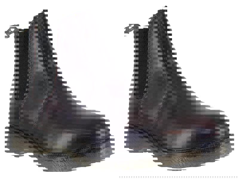 Frank James Nasbey Mens Classic Pull On Dealer Chelsea Leather Ankle Boots