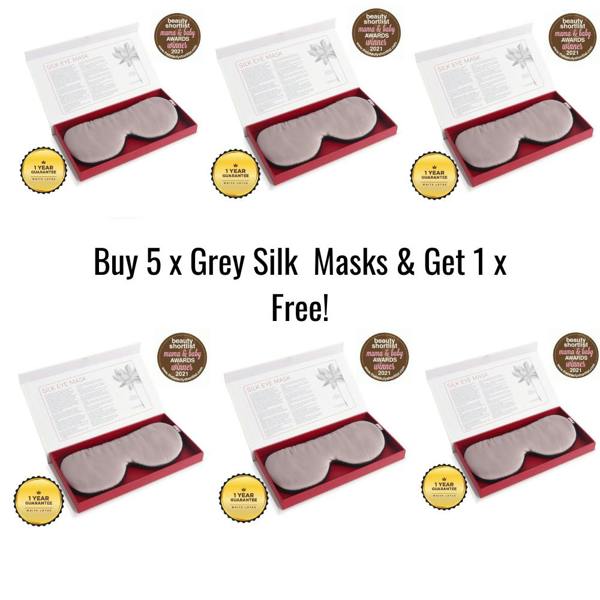 White Lotus Beauty 100% Mulberry Silk Eye Mask Cruelty Free