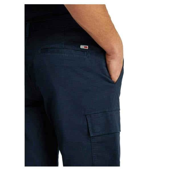 Tommy Jeans Mens Regular Cargo Shorts - Dark Navy - 