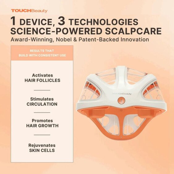TOUCHBeauty Graphene FIR Infrared Red Light Hair Growth Therapy Helmet