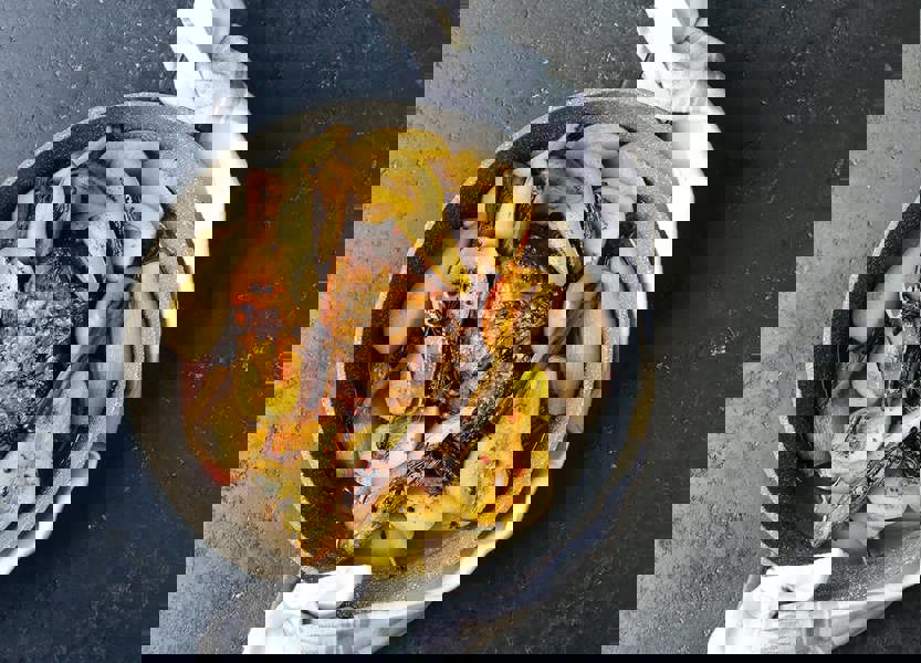 MasterClass 4L Large Cast Aluminium Casserole Dish with Lid, Black, 24cm