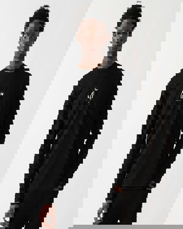 Armani Exchange Mens T-Shirt XM000364-AF12308 - Black UC001