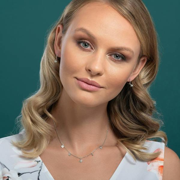 Star Huggie Hoop Earrings for Women - namana.london