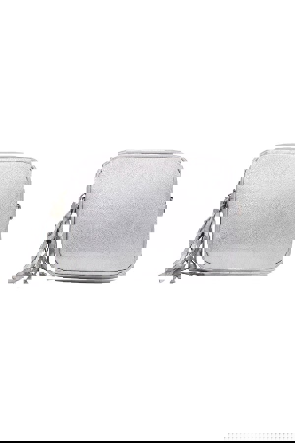 Kitise Tassel Charm Genuine Italian Leather Camera Handbag Crossbody Bag