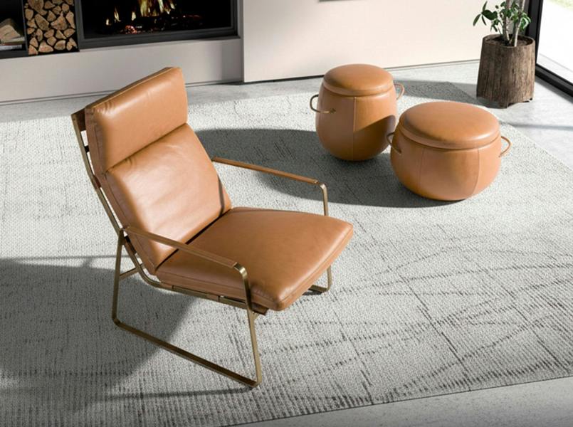 Angel Cerdá Camel Leather Armchair 5170