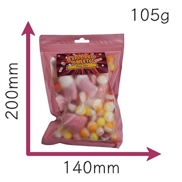 Exploded Sweets Pink Mix | Exploded Sweets | Freeze Dried Sweets UK