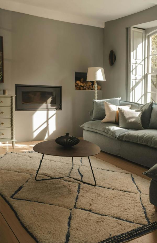 Statement Furniture Bergen Large Coffee Table in Warm Rust Colour