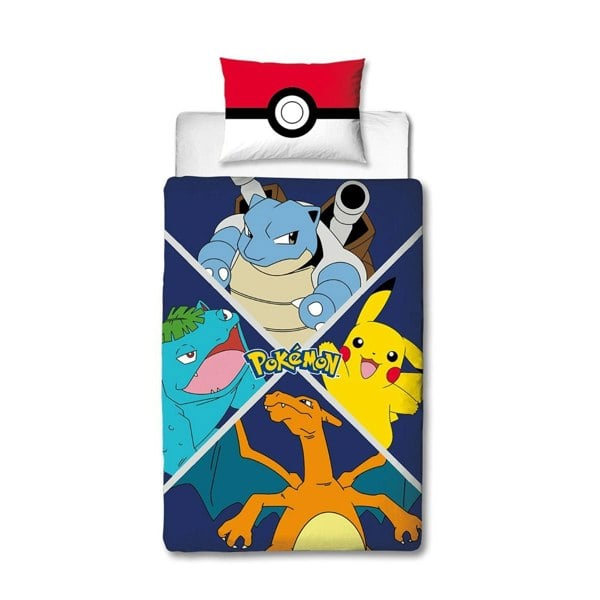 Pokemon Divide Duvet Cover Set - Multicoloured