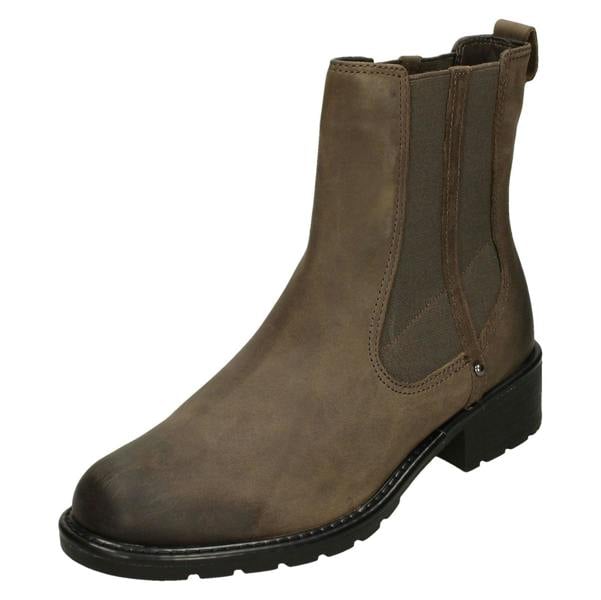 Clarks Ladies Clarks Chelsea Pull On Boots Orinoco Club