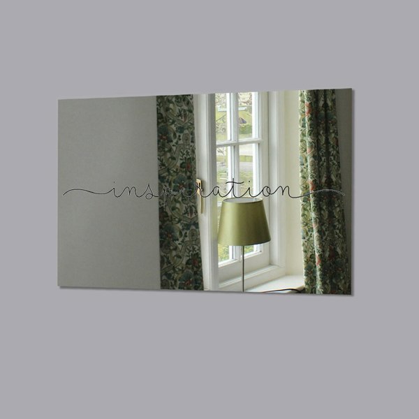 Benjamin Tate Design Text Inspiration (Mirror Art Print)