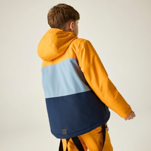 Dare 2B Kids Send It II Ski Jacket - Electric Orange/Navy
