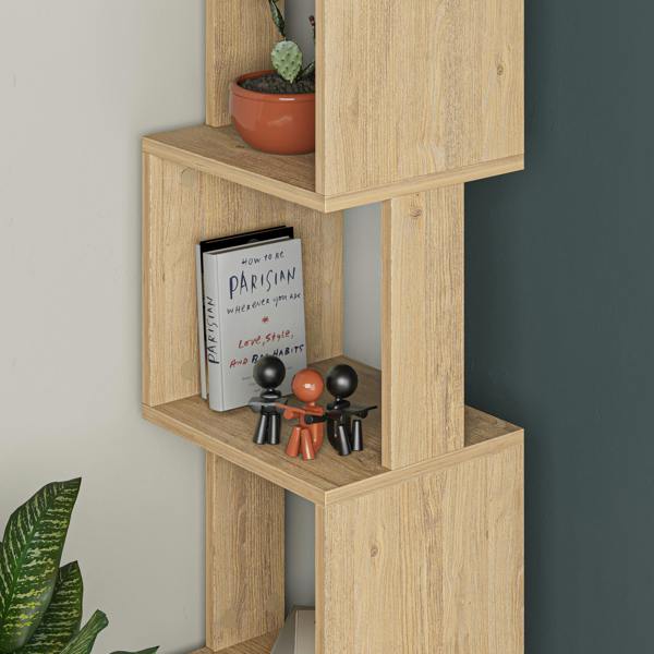 Decortie Piri 5 Tier Tall Freestanding Bookcase (H) 161cm