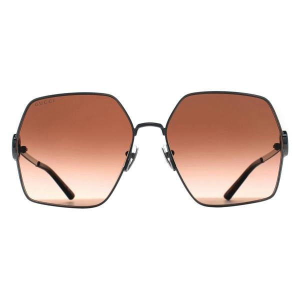 Gucci Sunglasses GG2163S 003 Silver Brown Gradient