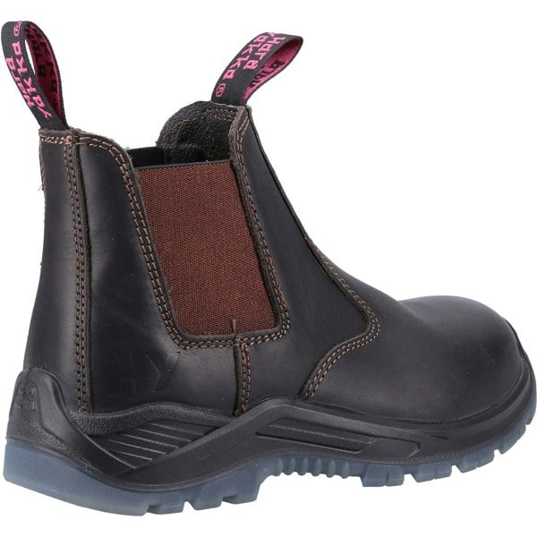 Hard Yakka Banjo Elastic Gusset Safety Boot - Brown