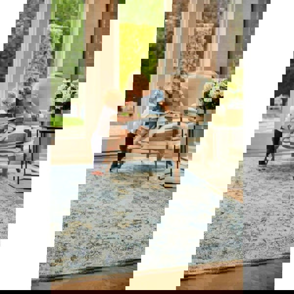 Vogue Vintage Blue Rug | Modern Antique Style | The Rugs