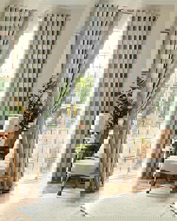 Luxury Living Victoria Room Darkening Ring Top Curtains