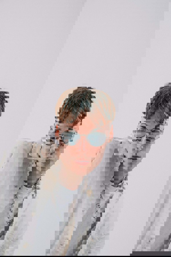 SVNX Round Metal Frame Sunglasses