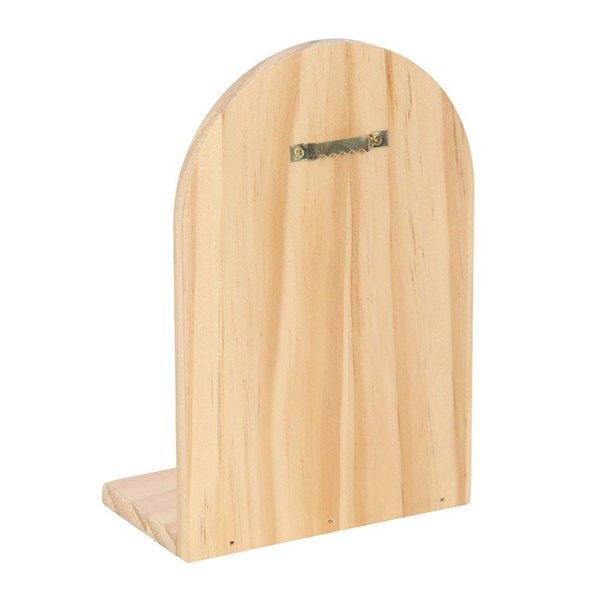 Serano Natural Luna Moth Wooden Incense Holder Shelf