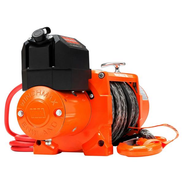 Winchmax 17,000lb (7,711kg) 24V Winch 25m x 13mm Dyneema Rope, Wireless Remote Controls