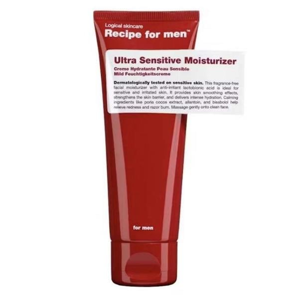 Recipe for men Ultra Sensitive Moisturiser 75 ml