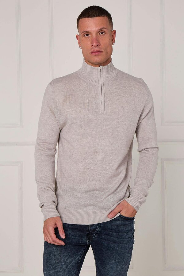 Half Zip Knit Jumper