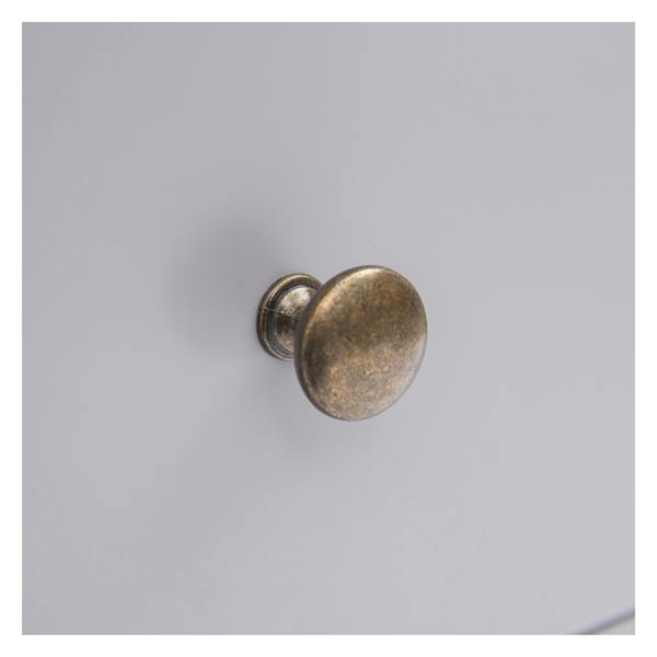 Cabinet Bits Mirano 3 Drawer Dressing Table Set Brass Knob