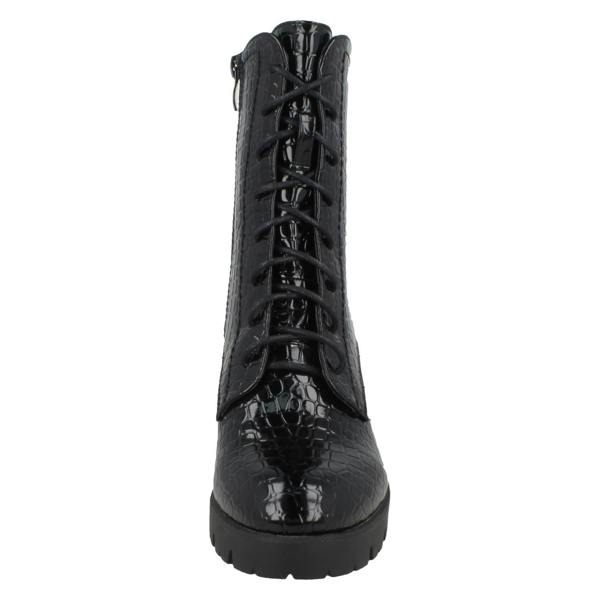 Spot On Ladies Spot On Lace Up Ankle Boot F51013