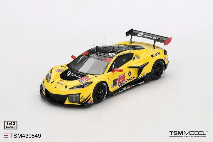 MCSlots Chevrolet Corvette Z06 GT3.R #4 Corvette Racing By Pratt Miller Motorsports 2025 IMSA Daytona 24Hrs 1:43 Scale TSM430849