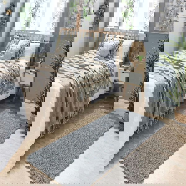 The Rugs Washable Fleck Rug - Quality Stylish Plain Design