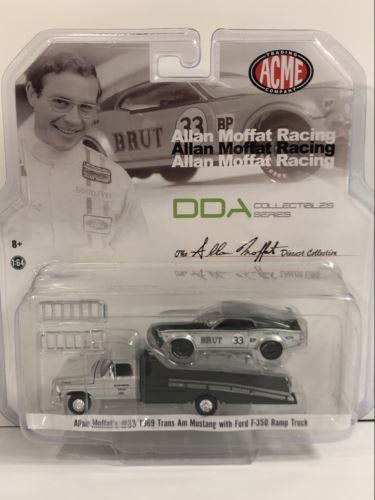 allan moffat brut trans am mustang ford f-350 1:64 scale acme 51271