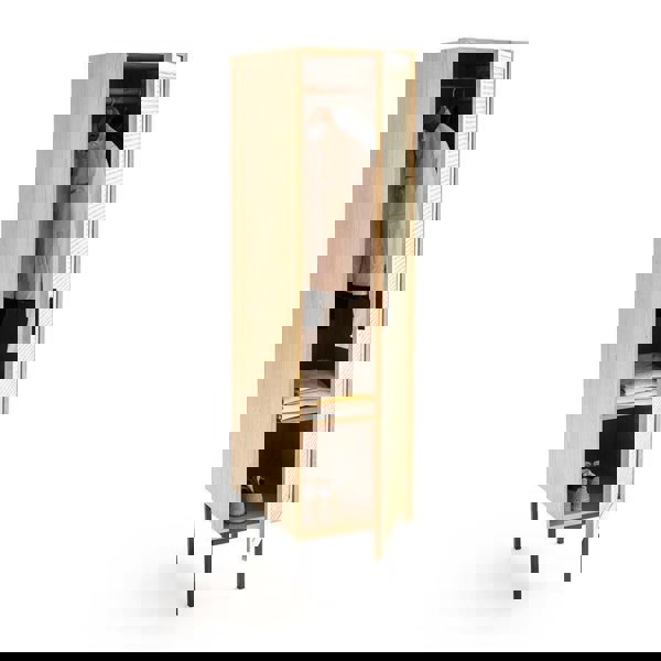 Uno G4 Single Rattan Wardrobe, Oak-Weilai Concept-Weilai Concept