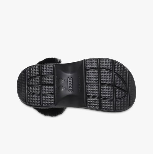 Crocs 208546-001 STOMP LINED Womens Clogs Black