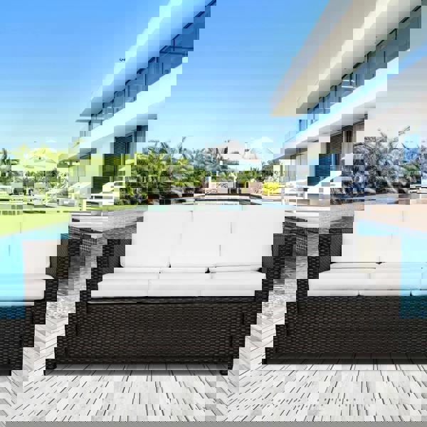 Three-seater Rattan Sofa