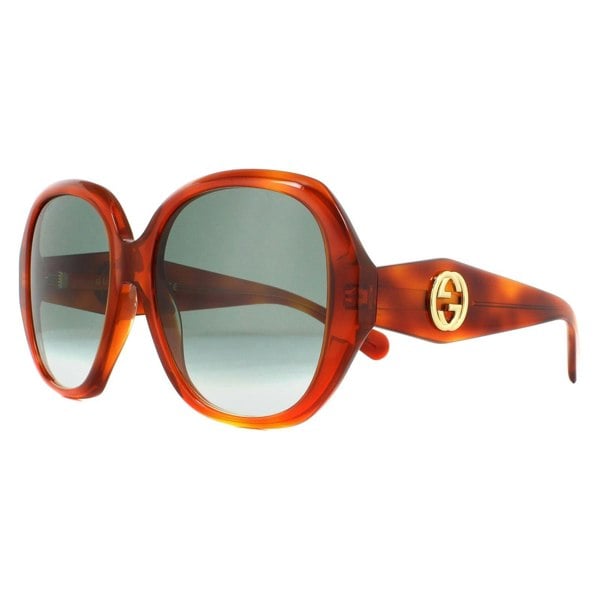 Gucci Sunglasses GG0796S 003 Havana Blue Gradient
