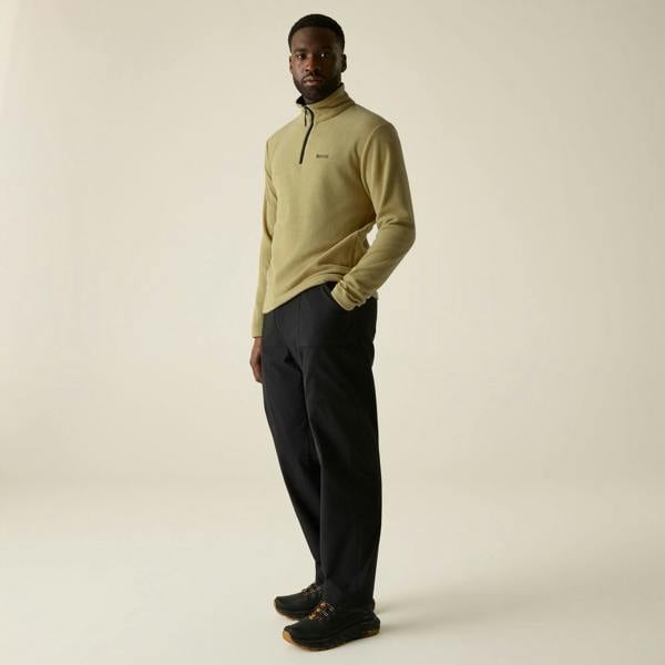 Regatta Great Outdoors Mens Thompson Half Zip Fleece Top - Desert Beige - 