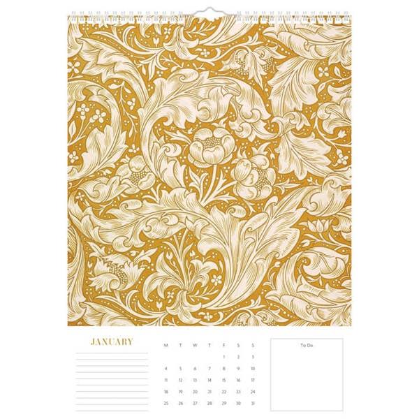 William Morris A3 Calendar 2027, Wall Calendars, Month To View, Art, Gift