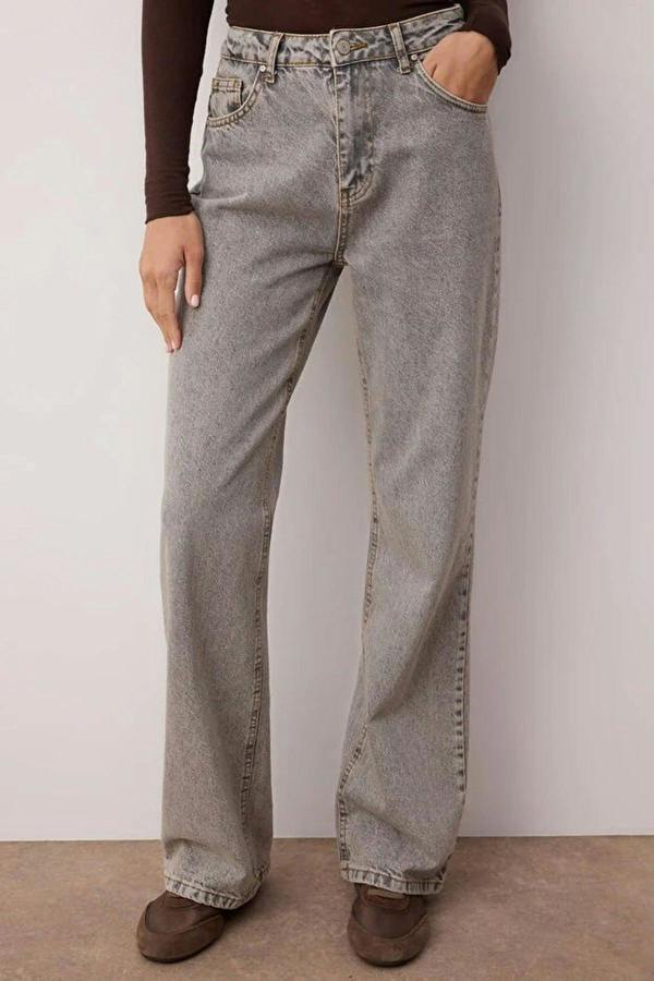 WOVCOR High Waist Wide Leg Jeans