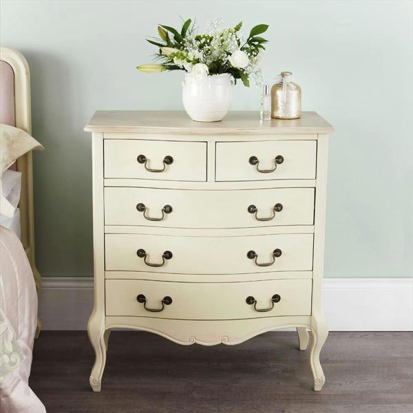 Statement Furniture Juliette Chest of Drawers 2 Over 3 French Style Chest