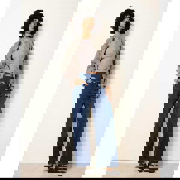 Blue Vanilla Multi Stretch Deep Waistband Trousers