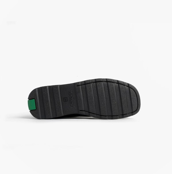 Kickers 114245 FRAGMA SLIP Boys School Shoes Black