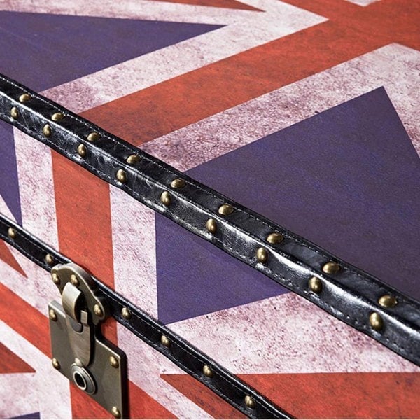 Aviator Union Jack Suitcase Coffee Table, Industrial Storage-Weilai Concept-Weilai Concept