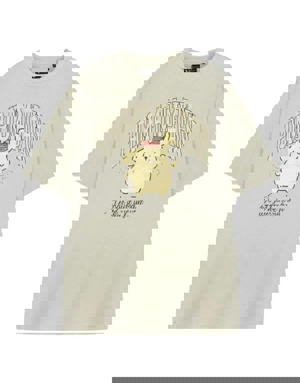 Hello Kitty & Friends Womens Beige Pompompurin Short Sleeved T-Shirt