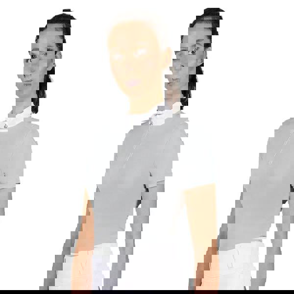 Coldstream Womens/Ladies Oxnam Competition Show Shirt - Pearl Grey - 