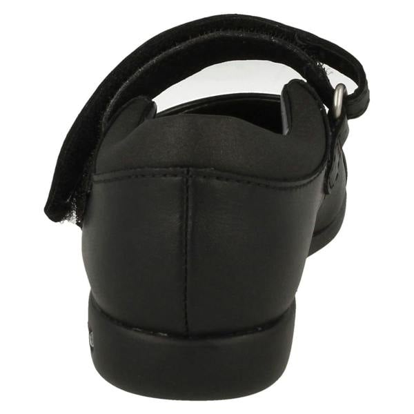 Clarks Girls Clarks Studded Strap School Shoes Prime Walk