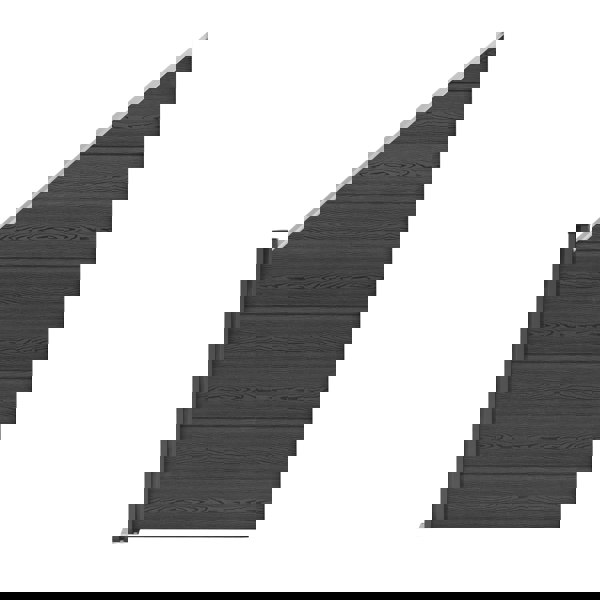Monstershop Composite Angled Fence Panel - Grey