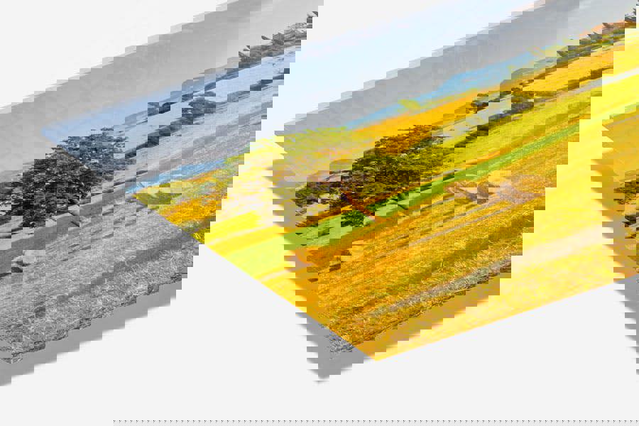 tuscany landscape print on acrylic