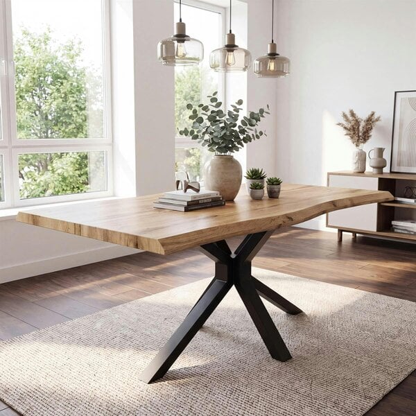 Kosy Koala Dining Table Set with 4 White Chairs Kitchen Dining Room Furniture