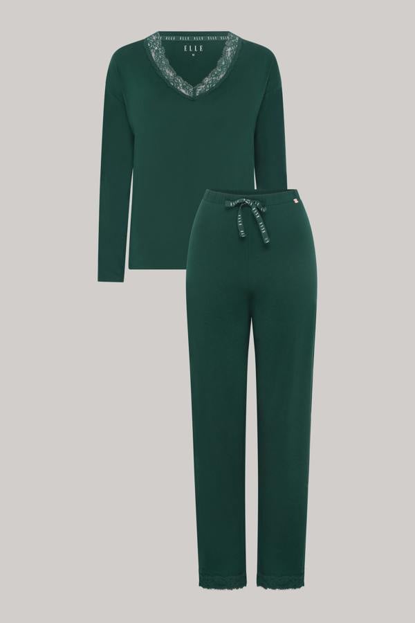 ELLE Super Soft PJ in Green